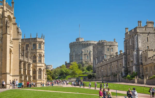 Windsor May 2019 View Medieval Windsor Castle Built 1066 William — ストック写真