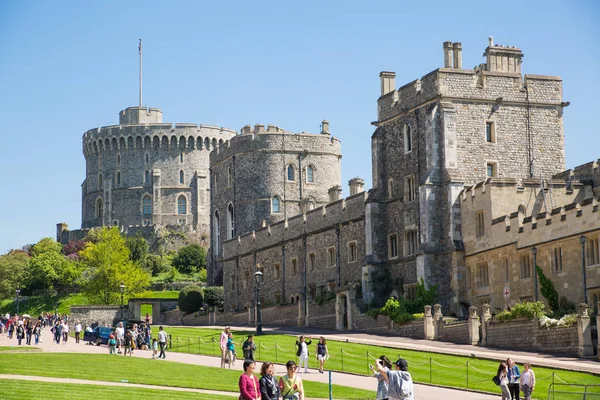 Windsor May 2019 Widok Średniowieczny Zamek Windsor Zbudowany 1066 Roku — Zdjęcie stockowe