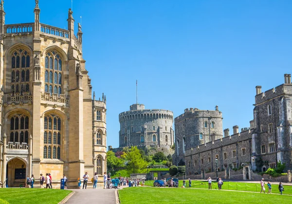 Windsor May 2019 View Medieval Windsor Castle Built 1066 William — ストック写真