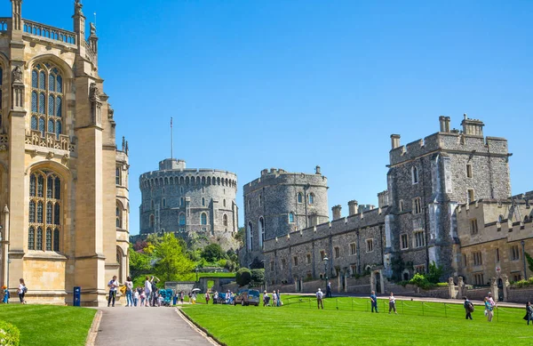 Windsor May 2019 View Medieval Windsor Castle Built 1066 William — ストック写真