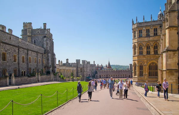 Windsor May 2019 View Medieval Windsor Castle Built 1066 William — ストック写真