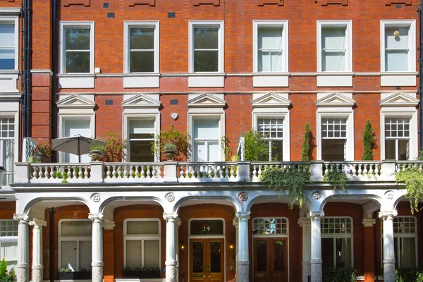 Londres Reino Unido Agosto 2017 Aria Residencial Kensington Chelsea Puerta — Foto de Stock