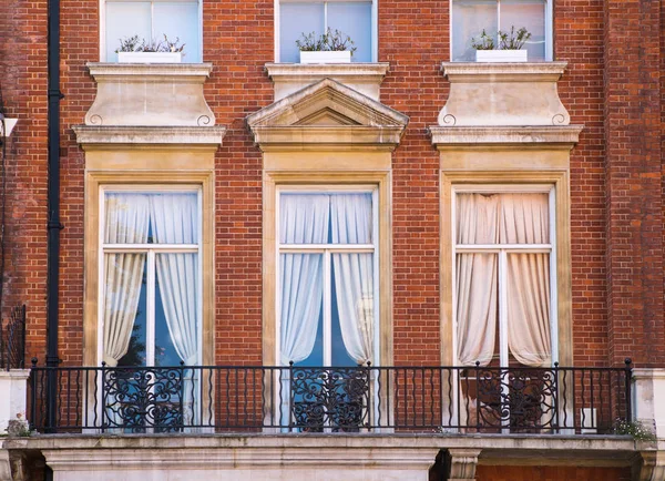 London August 2017 Residential Aria Kensington Chelsea Cadogan Gate Row — Stock Photo, Image