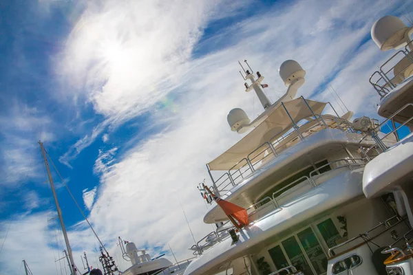 Cannes França Setembro 2018 Vieux Port Cannes View Festival Iatismo — Fotografia de Stock