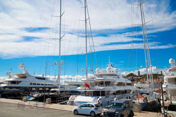 Cannes France September 2018 Vieux Port Cannes View Cannes Yachting — Stockfoto