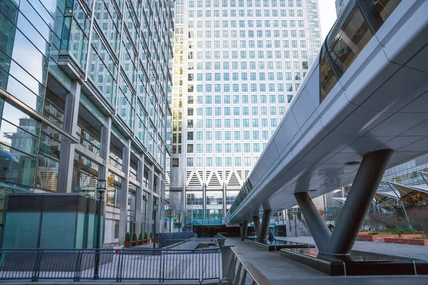 Londres Reino Unido Noviembre 2018 Edificios Corporativos Canary Wharf Bancos — Foto de Stock
