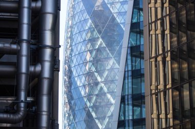 Londra, Ingiltere-19 Nisan, 2018: Gherking Bina Londra şehir