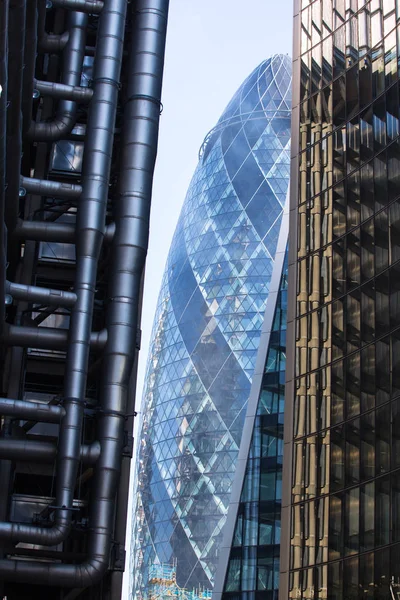Londyn Wielka Brytania Marca 2017 City London Budynek Gherking Biznes — Zdjęcie stockowe