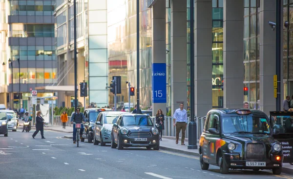 Londres Royaume Uni Mars 2017 Canary Wharf Street View Lols — Photo