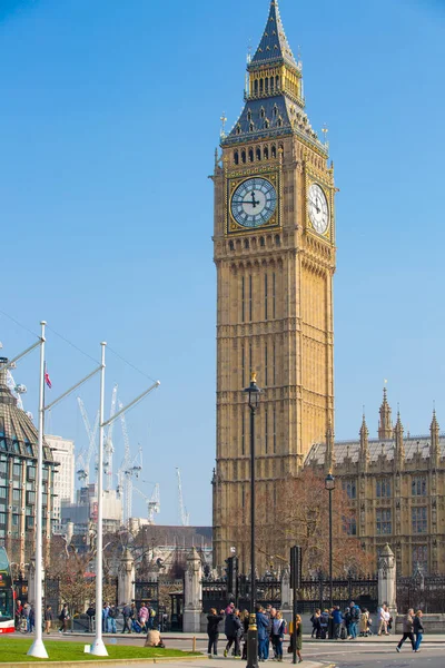 ロンドン 2019年6月27日 ビッグベンと下院議会 ロンドン イギリス — ストック写真
