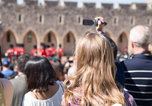 Windsor Wielka Brytania Maja 2019 Zamek Windsor Przygotowuje Się Świętowania — Zdjęcie stockowe