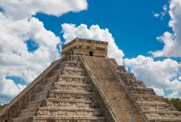 Mexiko Chichen Itz Yucatn Maya Pyramide Von Kukulcan Castillo Antike — Stockfoto