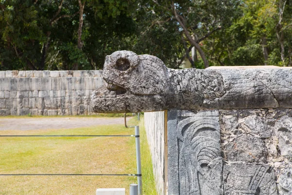 Messico Yucatan Rilievi Del Gran Ballo Maya Tempio Della Giaguara — Foto Stock