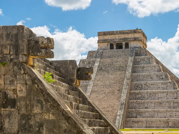 México Yucatan Fevereiro 2018 México Chichen Itz Yucatn Pirâmide Maia — Fotografia de Stock