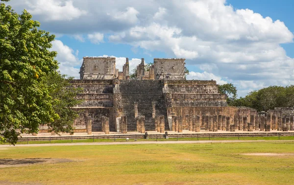 Mexico Yucatan Лютого 2018 Chichen Itz Yucatn Руїни Храму Воїнів — стокове фото