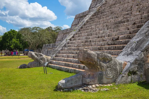 México Yucatan Fevereiro 2018 México Chichen Itz Yucatn Pirâmide Maia — Fotografia de Stock