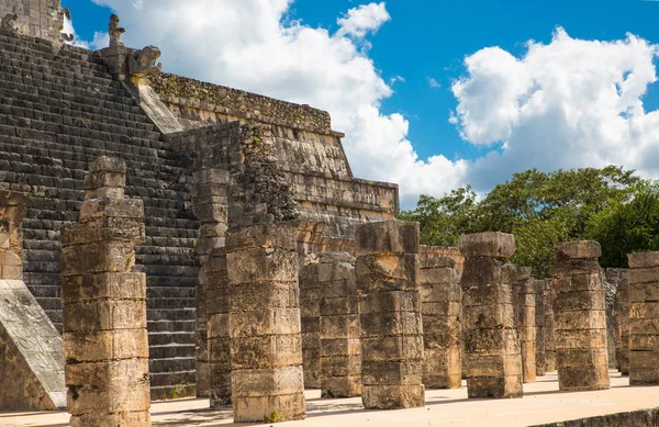 México Yucatan Fevereiro 2018 Chichen Itz Yucatn Ruínas Templo Dos — Fotografia de Stock