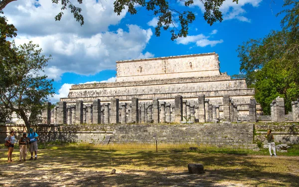 Μεξικό Γιουκατάν Φεβρουαρίου 2018 Chichen Itza Yucatn Ερείπια Του Ναού — Φωτογραφία Αρχείου