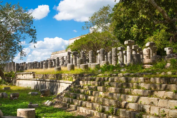 Mexico Yucatan February 2018 Chichen Itz Yucatn Ruins Warriors Temple — ストック写真