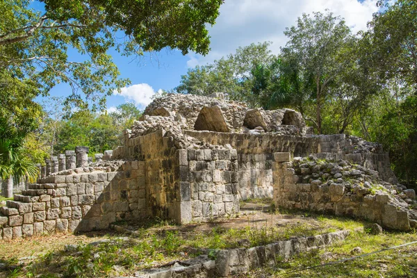 México Yucatan Fevereiro 2018 Chichen Itz Yucatn Sumo Sacerdote Sepultura — Fotografia de Stock