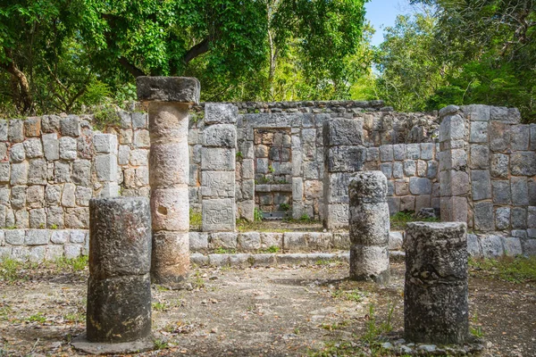 Mexico Yucatan Лютого 2018 Chichen Itz Yucatn Руїни Храму Воїнів — стокове фото