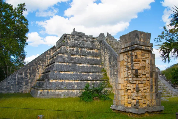 Mexico Yucatan Лютого 2018 Chichen Itz Yucatn Первосвященик Піраміда Пам — стокове фото