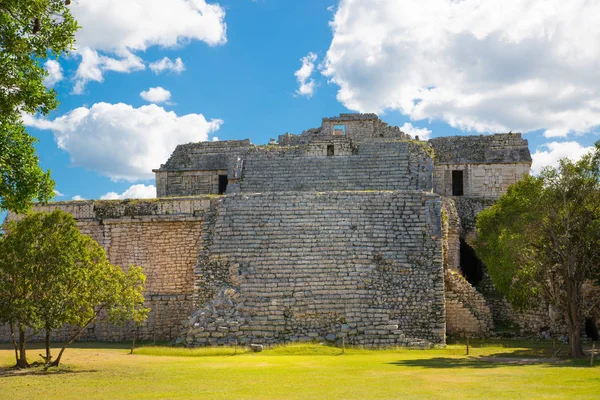 Μεξικό Γιουκατάν Φεβρουαρίου 2018 Chichen Itz Yucatn Ερείπια Του Ναού — Φωτογραφία Αρχείου