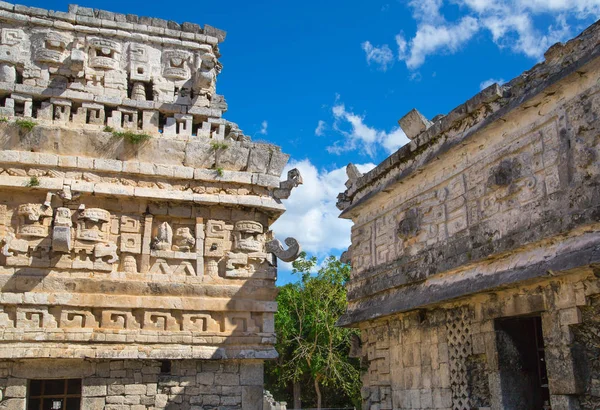 Mexico Cancun Лютого 2018 Chichen Itz Yucatn Руїни Приватного Двору — стокове фото