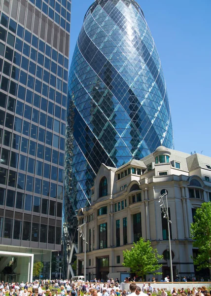 London Großbritannien Juni 2019 Geschäftsleute Und Büroangestellte Gehen Während Der — Stockfoto