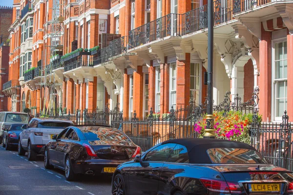 London May 2020 Mayfair Town Houses Flats Centre London — Stock Photo, Image