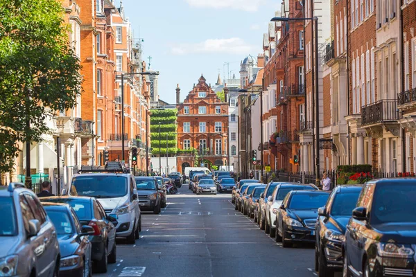 Londres Reino Unido Mayo 2020 Mayfair Town Houses Flats Centro — Foto de Stock