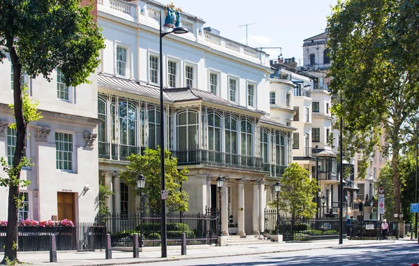 Londres Reino Unido Mayo 2020 Mayfair Town Houses Flats Centro —  Fotos de Stock