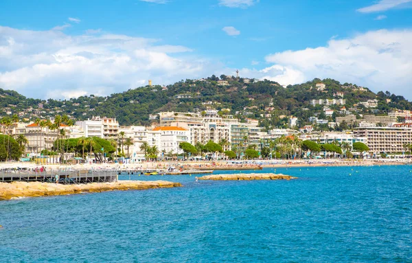 Cannes Frankrike September 2019 Vieux Port Cannes Utsikt Cannes Segling — Stockfoto