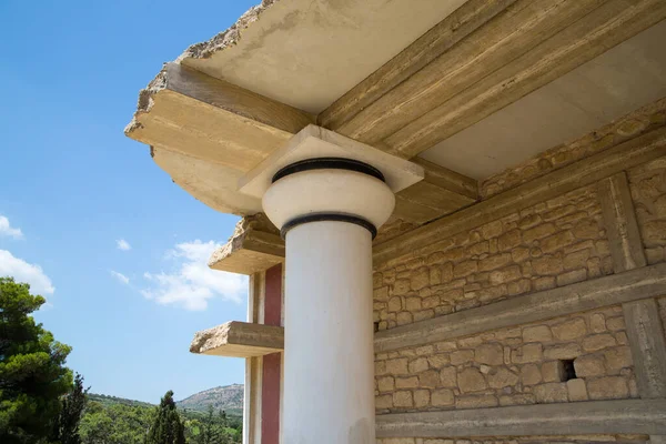 Grecia Creta Heraklion Julio 2018 Ruinas Knossos Centro Ceremonial Político — Foto de Stock