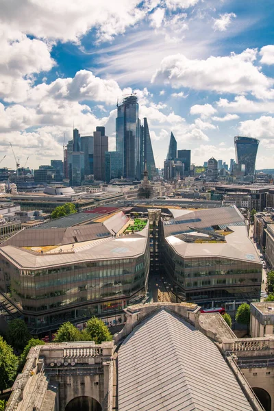 London Juni 2019 Blick Auf Die City London Einem Sonnigen — Stockfoto