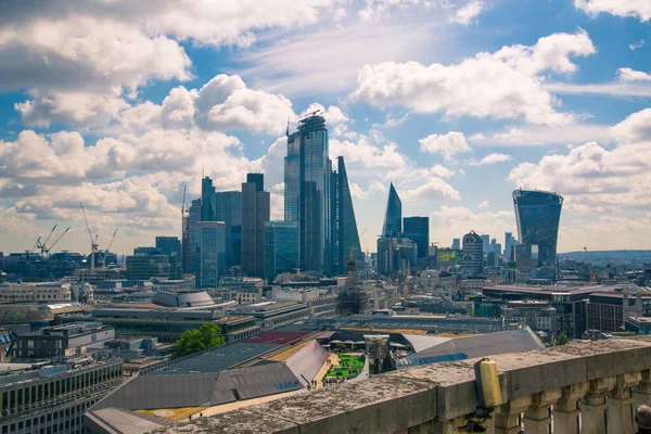 London Storbritannien Juni 2019 Stadsutsikt Över London Solig Dag Visa — Stockfoto