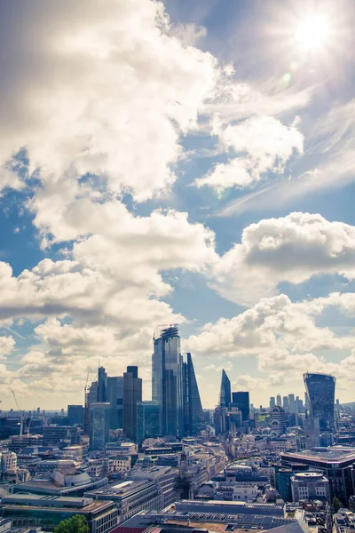 London Storbritannien Juni 2019 Stadsutsikt Över London Solig Dag Visa — Stockfoto