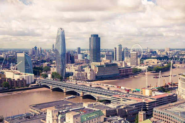 Londýn Velká Británie Června 2019 City London View Sunny Day — Stock fotografie