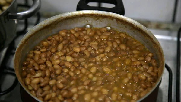 Salvador Bahia Brasil Mayo 2020 Frijoles Horneados Ven Una Olla —  Fotos de Stock