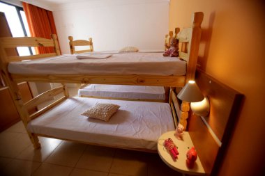 Salvador, Bahia / Brezilya - 18 Şubat 2019: Salvador 'da şiddet mağdurları için Kurumsal Resepsiyon Birimi.