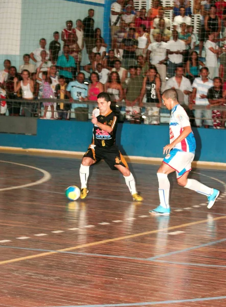 Eunapolis Bahia Brazil November 2009 Athletes Seen Futsal Match Sports — стоковое фото