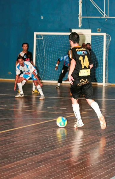 Eunapolis Bahia Brazil November 2009 Athletes Seen Futsal Match Sports — Stockfoto