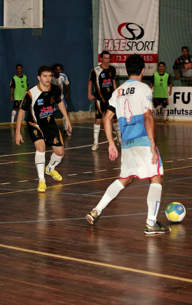 Eunapolis Bahia Brazil November 2009 Athletes Seen Futsal Match Sports — Stok fotoğraf