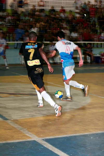 Eunapolis Bahia Brazil November 2009 Athletes Seen Futsal Match Sports — Stockfoto