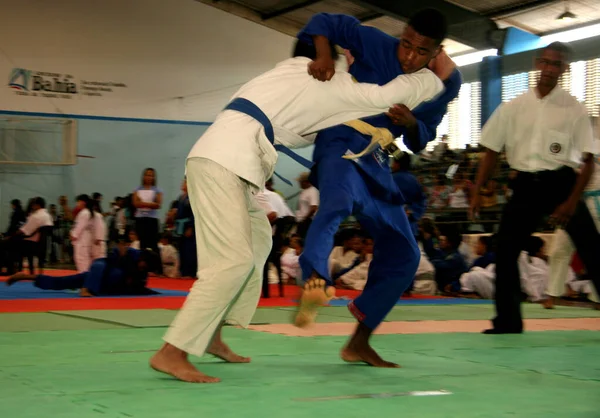 Eunapolis Bahia Brazil May 2009 Athletes Seen Judo Championship City — Stockfoto