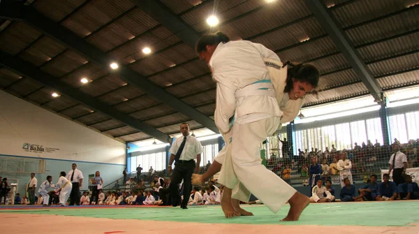 Eunapolis Bahia Brazil May 2009 Athletes Seen Judo Championship City — Stockfoto