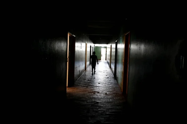 Alagoinhas Bahia Brasil Julio 2019 Vista Interna Biblioteca Pública Ciudad —  Fotos de Stock