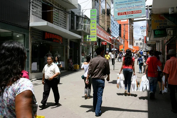 Vitoria Conquista Bahia Brazil October 2011 Людей Можна Побачити Торговому — стокове фото