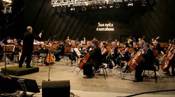 Salvador Bahia Brasilien 2006 Musiker Des Bahia Symphony Orchestra Osba — Stockfoto