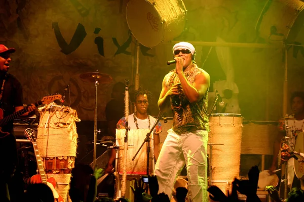 2006年10月26日 ブラジル サルバドルでの公演中 ヴィクス マインハ Vixe Mainha のリード シンガー ピエール — ストック写真